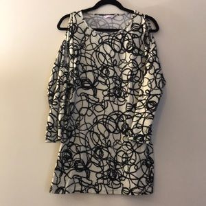 Cold Shoulder Long-sleeve Shirt/Sweater tunic